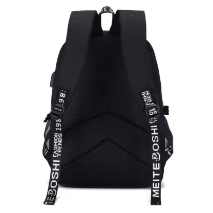 New York City Police Department Rucksack Bag w/ USB Fashion Port and Lock Teenagers Student School travel Shoulder Laptop Bag - Image 12