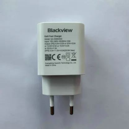 Fast Charge for Blackview BL8800 Pro BV8800 BV8900 BV9300 Original  EU Plug Travel Power Adapter 33W Type C To Type C Cable - Image 8