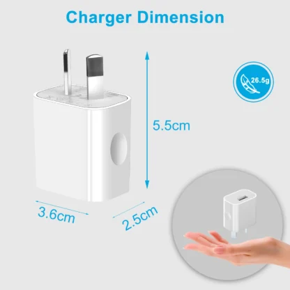 3pcs/5pcs/10pcs 15w Quick charge 5V 2A Australia New Zealand AU Plug USB Wall Travel Charger Power 240v for iPhone Xiaomi 9v - Image 15