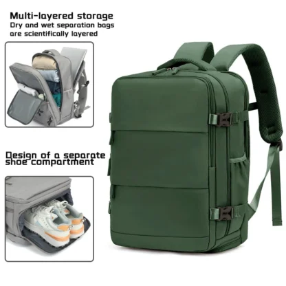 Women's Backpack Travel Suitcase Cabin Bag Aircraft Ryanair 40x20x25 Airplane Travel Bag Men Laotop Backpack Wizzair Carry On - Image 7