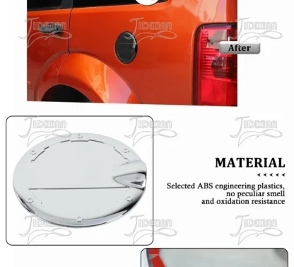 JIDIXIAN Car Exterior Fuel Tank Cap Decoration Cover for Dodge Nitro for Jeep Liberty 2007-2012 for Grand Commander 2006-2010 - Image 13