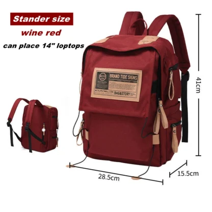 Travel Backpack Airplane Large Capacity Multi-Function Lightweight Oxford Waterproof College Casual Bag Notebook Bagpacks - Image 12