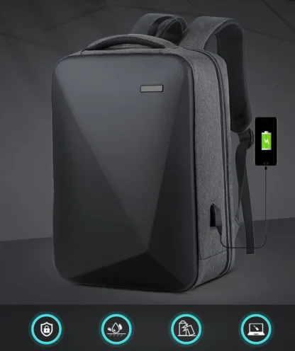 Men's Backpacks USB Charging Business Bag Male Multifunctional Waterproof Rucksack Unisex Anti-theft Bagpack Fashion Backpack - Image 11