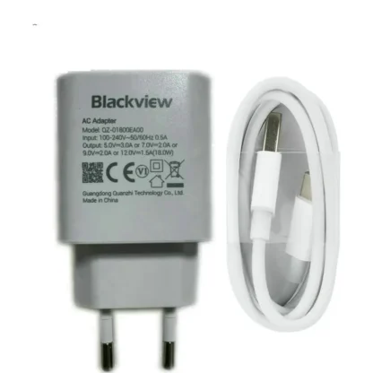 Original Charger for Blackview, EU Travel Power Adapter, Type C Cable, BV6600, BL6000 Pro, BV9900E, BV5100, BV5900, BV6600E, 18W - Image 2