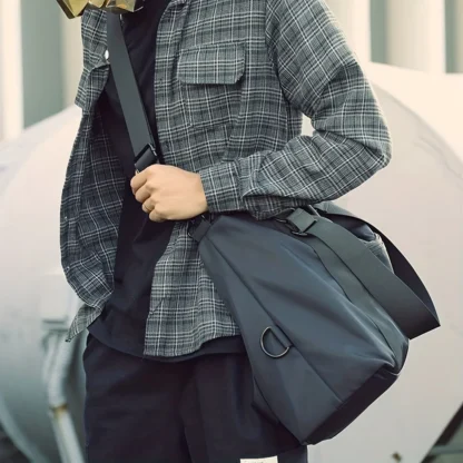 Hand-held travel bag men business travel large capacity duffel bag short distance lightweight casual shoulder bag - Image 7