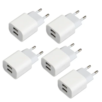 5V 2A USB Charger 2 Ports Chargers Cell Phone EU Plug Power Adapter Wall Charging for Iphone 11 12 13 Pro Max Samsung Xiaomi - Image 7
