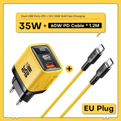 35W USB C Charger Gan Fast Charger Type C PD3.0 QC4.0 PPS Phone Quick Charger for IPhone 15 14 Pro Max Samsung S23 S22 Tablets - Image 7