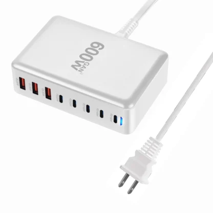 600W GaN Charger PD3.1 USB C Fast Desktop 8-port Type C PD Charger Fast Charge 3.0 USB Fast Charger for iPhone16 15 Samsung - Image 12