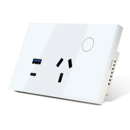 Melery Tuya Wall Socket WIFI Smart Australia Plug USB TYPE-C PD 30W  Argentina Outlet Power Touch Remote by Alexa Google Home - Image 6