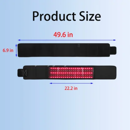 Red ＆Infrared Light Therapy Belt 850nm 660nm LED Beauty Devices fo Wrap Burn Fat Face Wrap Slimming  Waist Heat Pad Full Body - Image 16