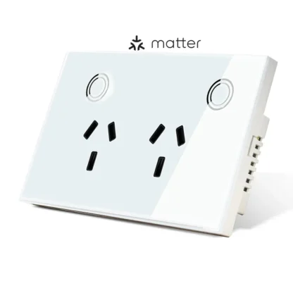 Melery Matter Smart Wall Socket AU Electrical Plug Outlet Power Glass Panel Voice Remote,SmartThings Homekit Alexa Google Home - Image 8