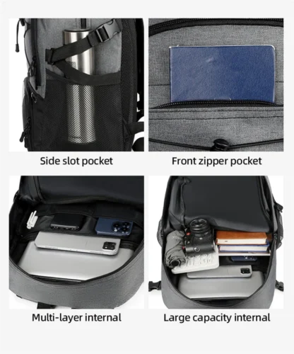 Sports Basketball Backpack Commuting Hiking Trekking Camping Bag Shoes Pocket Outdoor Travel Soccer Gym Football Schoolbag - Image 14