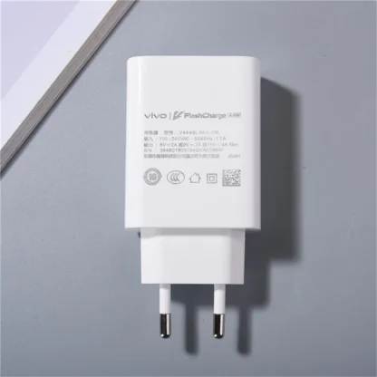 For Vivo 44W EU/US FlashCharge Fast Charger Power Adapter 1M USB Type C Cable For VIVO X80 X70 X60 X50 Pro T1 V21 V23 V25 - Image 8