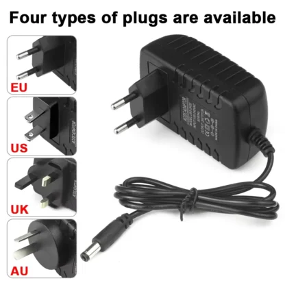DC12V 24V Universal Power Supply Adapter AC110-240V 1A/2A/3A/5A/6A/8A/10A with EU/US/AU/UK Plugs for LED Strip Light Converter - Image 3