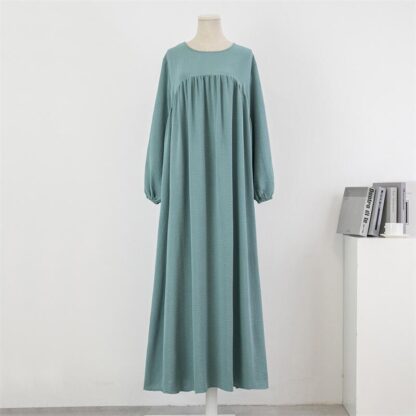 Spirng Autumn Full Sleeve Casual Plus Size Dress Women Loose Maxi Dresses Female Oversize Long Dresses Vestidoes Fit 120KG - Image 13