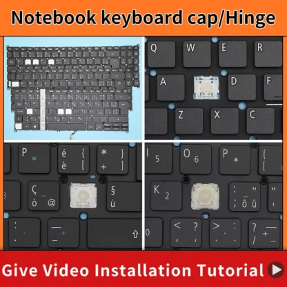 Replacement Keycap Key cap &Scissor Clip&Hinge For ACER Swift 3 A314-35 N20Q1 N20C4 N20H2 SF314-42 SF314-57G-52XG N19C4 Keyboard