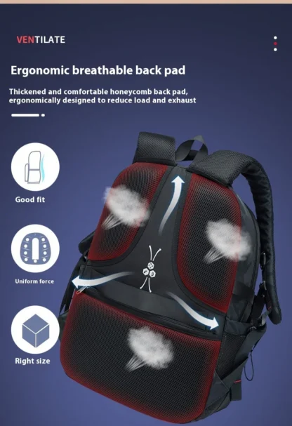 Manufacturer direct sales backpack men's computer bag lightweight business leisure travel large capacity backpack high school un - Image 22