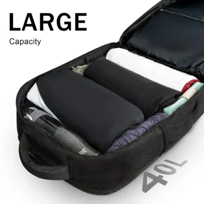 Cross border backpack, men's high-end computer bag, large capacity commuting multifunctional travel new business backpack - Image 37