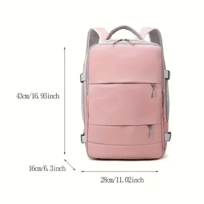 Waterproof Backpack Large Capacity Multifunction Travel Backpack With Shoe Storage Multilayer - Image 6