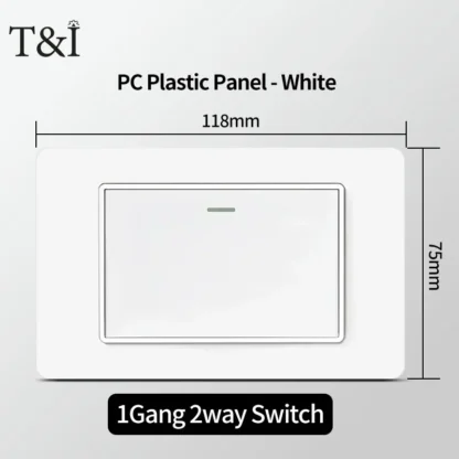118 PC plastic panelBrazil Mexico Universal USB Type-C 20W Fast Charging Wall Outlet Plug PC Panel Electric Light Switch Office - Image 20