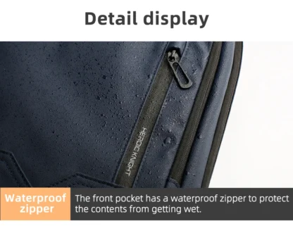 HK Slim Backpack For Men 15.6 Inch Laptop Bags Waterproof Minimalist Business Backpack With USB Charging Casual Travel Work Bag - Image 29