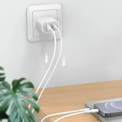 40W PD Charger Dual USB C Quick Charger QC4.0 QC3.0 PD 4.0 USB Type C Fast Charger for iPhone 15 14 13 Xiaomi Phone Wall Adapter - Image 11
