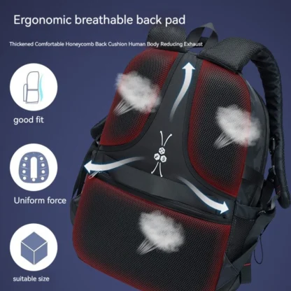 Manufacturer direct sales backpack men's computer bag lightweight business leisure travel large capacity backpack high school un - Image 15