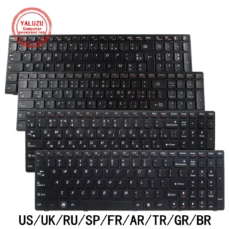 US/UK/RU/SP/FR/AR/TR/GR/BR Laptop Keyboard For Lenovo IdeaPad G560/A G560L G565/A G570/A G575/GX/GL G770 G780 Z560/A/G Z565