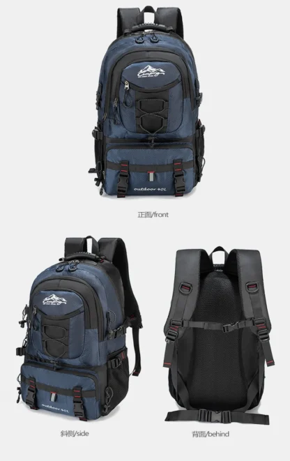 Travel backpack 40L waterproof lightweight outdoor hiking, men's and women's camping backpack - Image 28