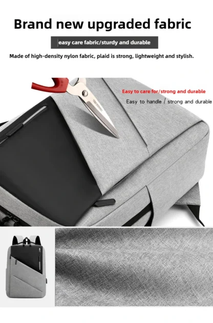 Mens Business Backpack Waterproof Laptop Bag Large Capacity Stylish Anti Theft Daypack for Work Office College Travel - Image 19