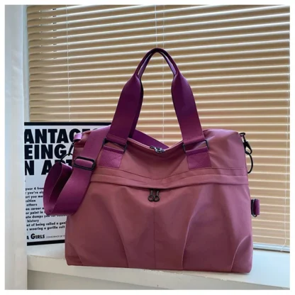 Large Capacity Oxford 2024 High Quality Travel Handbag Zipper Solid Trendy Casual Crossbody Bag Soft Versatile Popular Handbag - Image 25