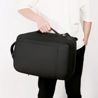 1Pcs Expandable Travel Backpack, Business casual men's backpack,with USB charging,waterproof fabric,suitable for daily commuting - Image 6