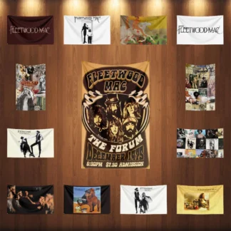 3x5 Ft Heavy Rock Band F-fleetwood-macs Flag Polyester Digital Printing Banner for Bedroom Wall Art Out Door Tapestry Decora