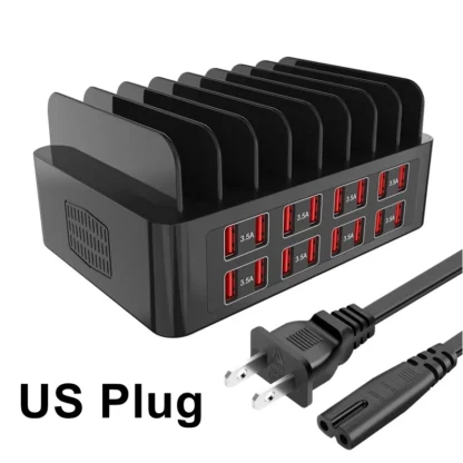 ASENGRY 150W Universal Multi USB Charger 16 Port USB Charging Station Tablet Stand For Ipad Iphone 15 14 13 Pro Max Samsung S24 - Image 8