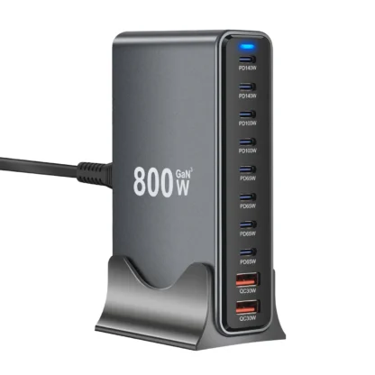 New 800W GaN USB C Charger 10-port USB Type C PD Fast Charging Station PD3.1 Adapters for iPhone 16 15 14 Samsung Xiaomi Huawei - Image 10
