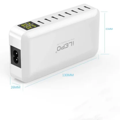 8 Ports USB Charger 40W 8A LCD Display Multi Port USB Hub Fast Charging Wall Charger Power Adapter for iPhone Xiaomi Huawei - Image 11