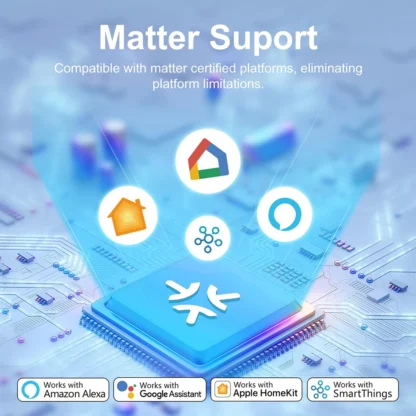 Matter Smart Socket UK WiFi Smart Plug 16A Mini Home Appliance Outlet Voice App Control Work with Alexa Google Home HomeKit Siri - Image 3