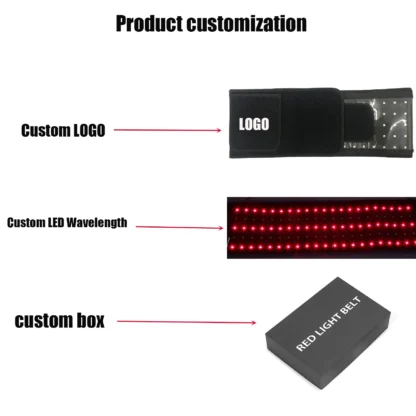 Red ＆Infrared Light Therapy Belt 850nm 660nm LED Beauty Devices fo Wrap Burn Fat Face Wrap Slimming  Waist Heat Pad Full Body - Image 18