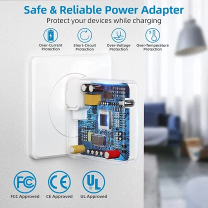 30W PD USB-C Power MagSaf* 3 Adapter Laptop Notebook Fast Charger For Apple Macbook 12'' Air 13'' M1 M2 A1882 A1534 A2337 A2681 - Image 3