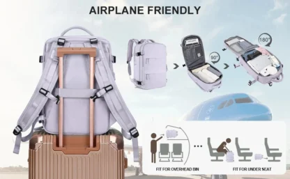 Buylor 40x25x20 Travel Backpack For Women Airplane Cabin Luggage Backpack Carry On 14inch Laptop Backpack Casual SchoolBackpack - Image 19