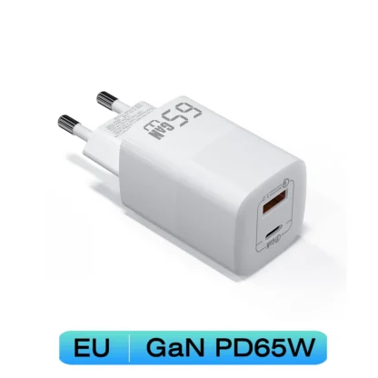 UGOURD PD 65W GaN Fast Charger Power Adapter With USB A and Type C Quick Charge UK EU US Plug For iPad MacBook Air Laptop iPhone - Image 10