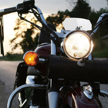 Motorcycle Motorbike Clip On Windshield Wind Screen Deflector Extension Spoiler - Image 4
