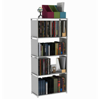 Oxford 4 Cube Bookcase 5 Tier Shelf Display Furniture Storage Unit BooK - Image 4
