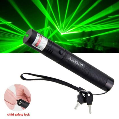 Green Laser Pointer Pen Light 9900Mile Strong  Visible Beam Lazer AAA Torch 532nm USB Rechargeable Flashlight - Image 5
