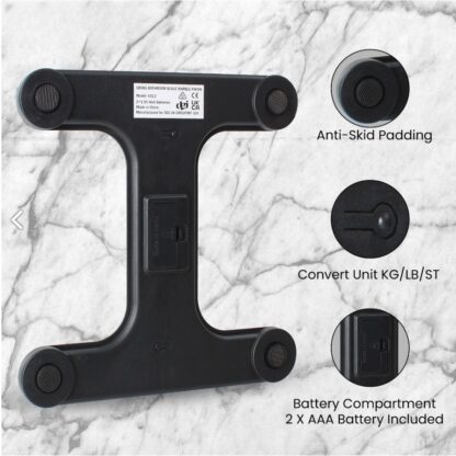 Digital Bathroom Scales 180KG Body Weight Weighing Scale Smart LED Electronic - Image 6