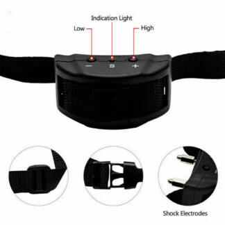 Dog Training Pet Collar Electric Anti E-Collar Shock Bark Barking Stop Control
