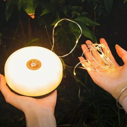 10M Outdoor Camping String Lights Festival Tent Light USB Charging Hanging Lamps - Image 9