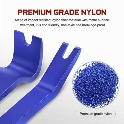 5Pcs Car Trim Removal Tool Set Door Panel Fastener Auto Dashboard Plastic Kit UK - Image 7