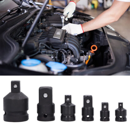 6 X Impact Socket Adapter And Reducer Set Female To Male 1-4 3-8  1-2 3-4 - Image 7