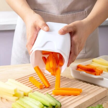Potato Chopper Chipper Vegetable Cutter French Fries Maker Slicer Kitchen Tool - Image 3